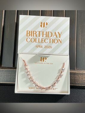 Bomb Party NK49485 April 2026 
“The Monroe Necklace” Rose Gold